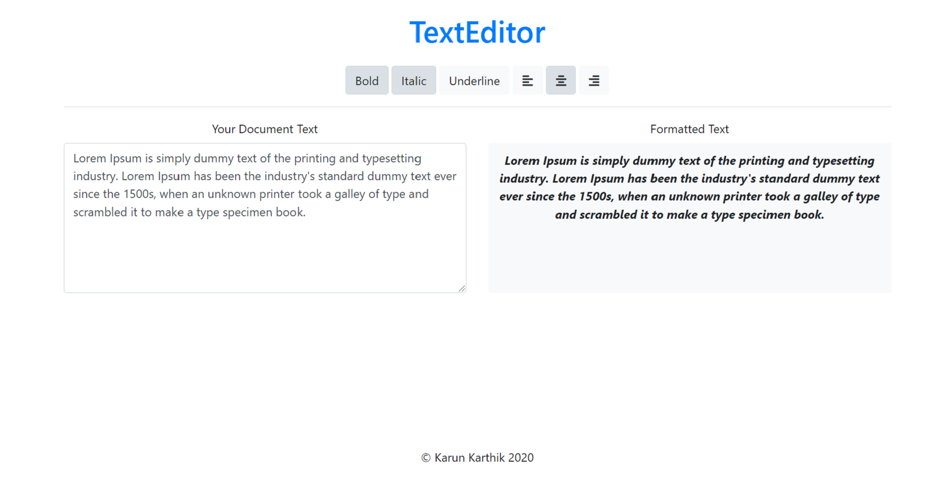 Text-editor